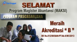 Program S2 Magister Akuntansi Universitas Esa Uggul (UEU) Jakarta