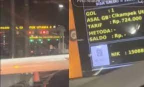 Viral: Pengemudi Terkejut Lihat Tarif Tol Menuju Bandung yang Mencapai Rp724.000
