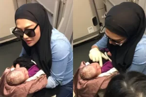 Detik-detik Menegangkan! Penumpang Bantu Ibu Hamil Melahirkan di Dalam Pesawat