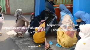 Video Viral: Emak-Emak Kompak Intip Anak Masuk TK Hari Pertama dari Luar Pagar