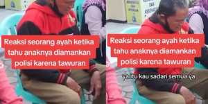 Viral Tukang Ojek Mengangis saat Marahi Anak yang Terlibat Tawuran