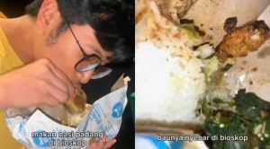 Viral Netizen Tuai Hujatan Gegara Makan Nasi Padang di Bioskop