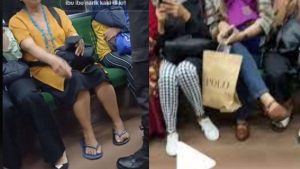 Viral Seorang Ibu Protes di Dalam KRL Gara-gara Penumpang Lain Duduk Silang Kaki