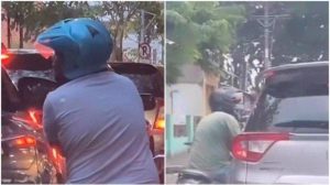 Heboh Teror Pemotor Ketuk Kaca Mobil di Surabaya, Minta Duit Paksa