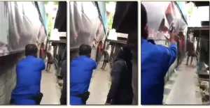 Polisi Lumpuhkan Pria Ngamuk Bawa Parang dan Ancam Penggal warga di Banjarmasin