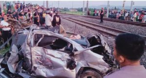 Kecelakaan KA Gaya dan Mobil Agya di Klaten, 2 orang Tewas