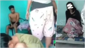 VIRAL Aksi Seorang Ibu Gerebek Anak Perempuannya Bersama 3 Cowok di Kamar Kos