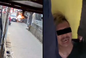 Gerobak Penjual Kupat Tahu di Bandung Ditabrak Mobil Ugal-ugalan Diduga Sopir Mabuk