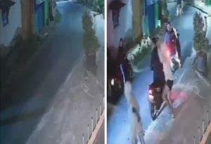 VIRAL Pemuda Diduga Gangster Bikin Resah Masyarakat di Ciomas Bogor Terekam CCTV