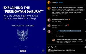 VIRAL eaJ Park Ikut Unggah Gambar Garuda Biru di Media Sosial