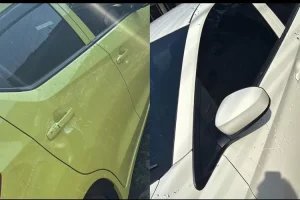 VIRAL Dua Mobil Baru Disiram Air Keras oleh Tetangga Terekam CCTV