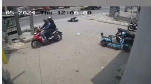 Viral Maling Motor Tembak Korbannya di Tangerang Terekam CCTV