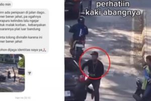 VIRAL Pura-Pura Terlindas Mobil, Pak Ogah di Bandung Maksa Minta Uang Ganti Rugi