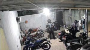 Viral Maling Curi 4 Motor Sekaligus di Karawang