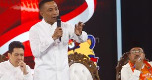 Debat Cagub Jakarta: Dharma Pongrekun Sebut Covid-19 Agenda Terselubung Asing