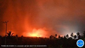 Gunung Lewotobi Laki-laki Erupsi, Status Naik jadi Awas