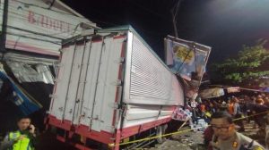 Kecelakaan Maut Truk Rem Blong Kembali Terjadi di Turunan Silayur Ngaliyan