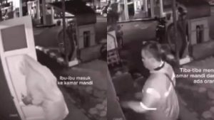 Video, Seorang Ojol Kunci Ibu-ibu di Toilet SPBU, Ternyata Alasannya Mengejutkan