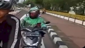Viral, Driver Ojol Tendang Pesepeda hingga Jatuh, Grab: Tidak Menolerir dan Akan Tindak Tegas