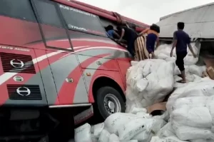 Kronologi Kecelakaan Bus SMP Bogor Tabrak Truk di Tol Malang