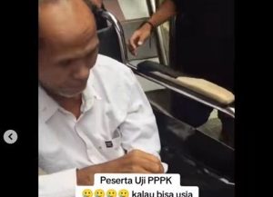Viral Guru Lansia Ikut Ujian PPPK Pakai Kursi Roda, Sudah Puluhan Tahun Mengadi Jadi Guru