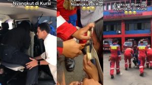 Viral Piercing di Hidung Wanita ini Nyangkut di Kursi
