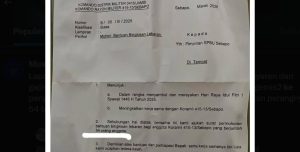 Viral! Surat Diduga dari Koramil Jambi Minta Bantuan Bingkisan Lebaran