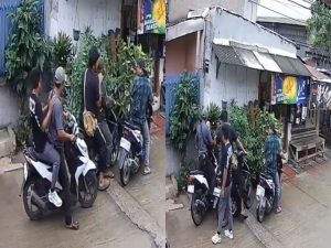 Debt Dollector Tabrak Pengendara Motor hingga Korban Jatuh ke Selokan di Kalideres
