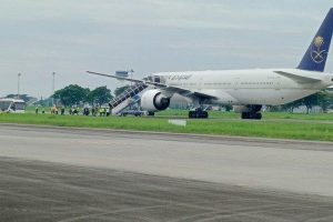 Pesawat Saudi Mendarat Darutat di Kualanamu gegara dapat Ancaman Bom