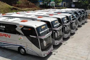 PO SAN Hentikan Pemutaran Musik di Bus Selama Perjalanan