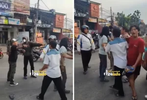 Viral! Sopir Taksi Listrik Dikeroyok di Pamulang