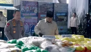 Momen Presiden Prabowo Musnahkan 214 Ton Narkoba