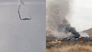 Viral Video esawat Kargo Militer Turki Jatuh di Perbatasan Azerbaijan