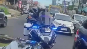 Viral Polisi Kawal Mobil Mewah Pakai Tot Tot Wok Wok di Puncak