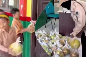 Viral Menu MBG SD di Kaltim Siswa Diberi Buah Kelapa