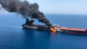 Kapal Mussafah 2 Meledak di Selat Hormuz, Tiga WNI Hilang