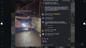 Kebut-kebutan di Jalan Tol JORR, Pajero Sport hingga BMW Ringsek