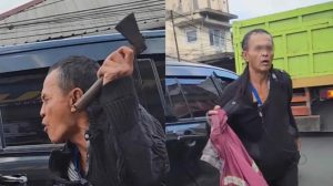 Viral Pria Ngamuk Bawa Kapak di Sukabumi, Ini Kronologinya
