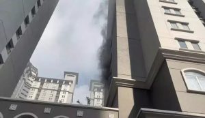 Apartemen Mediterania di Tanjung Duren Kebakaran
