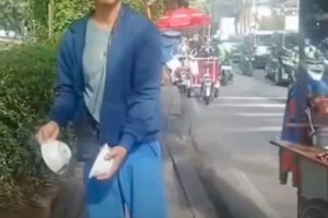Viral Tukang Bakso di Tanah Abang di Palak 3 Preman