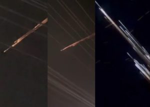 Viral Benda Bercahaya di Langit Lampung