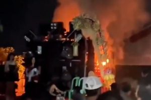Genset Sound Horeg Meledak dan Terbakar di Tengah Karnaval Peringatan Malam 1 Suro di Pati