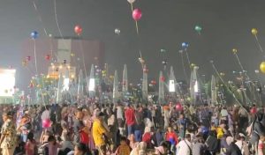 Viral Ratusan Balon Udara Warna-warni Hiasi Plaza Patriot Candrabhaga Kota Bekasi