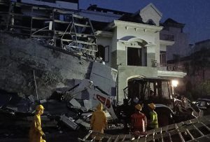 Ledakan di Perumahan Grand Polonia Medan