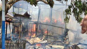 Rumah Panggung di Polewali Mandar Kebakaran, 3 Orang Tewas